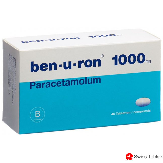 Ben-u-ron tablets 1000 mg 40 pcs