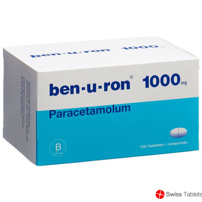 Ben-u-ron tablets 1000 mg 100 pcs