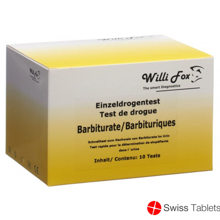 Willi Fox Drug Test Barbiturates individual urine 10 pcs