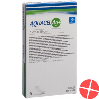 AQUACEL Ag + tamponade 1x45cm 5 pcs