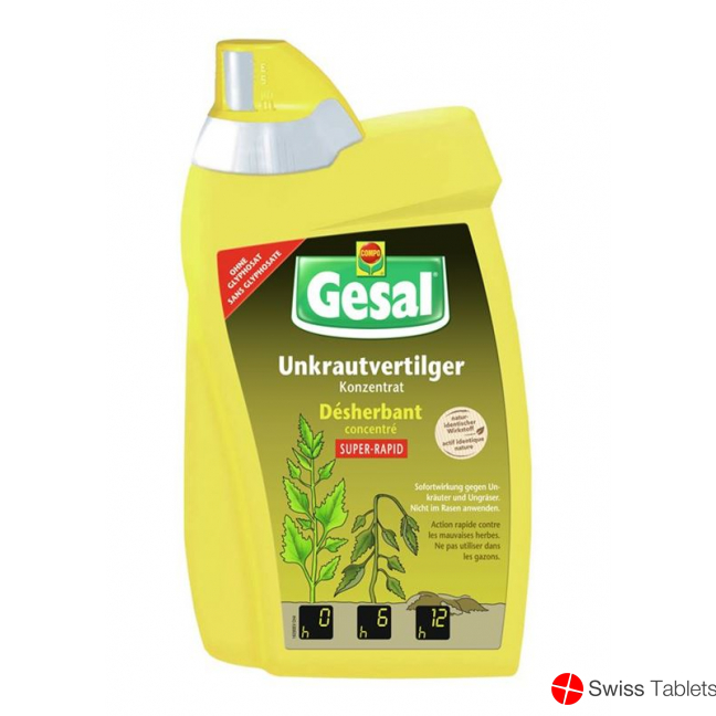 Gesal weed killer SUPER-RAPID concentrate 800 ml