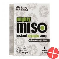 King Soba Mighty Miso Suppe Instant Edam Bio 6x 10g