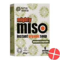 King Soba Mighty Miso Suppe Instant Kuerb Bio 6x 10 King Soba Mighty Miso Suppe Instant Kuerb Bio 6x 10