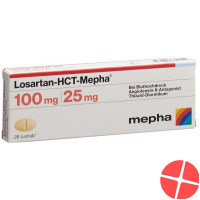 Losartan HCT-Mepha Lactab 100 / 25mg 28 pcs