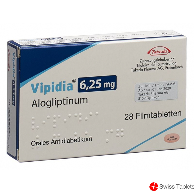 Vipidia Filmtabl 25.6 mg 28 pcs