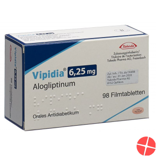 Vipidia Filmtabl 25.6 mg 98 pcs