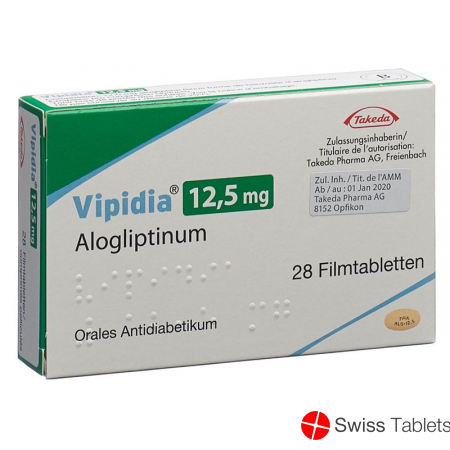 Vipidia Filmtabl 12.5 mg 28 pcs