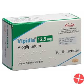 Vipidia Filmtabl 12.5 mg 98 pcs