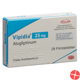 Vipidia Filmtabl 25 mg 28 pcs