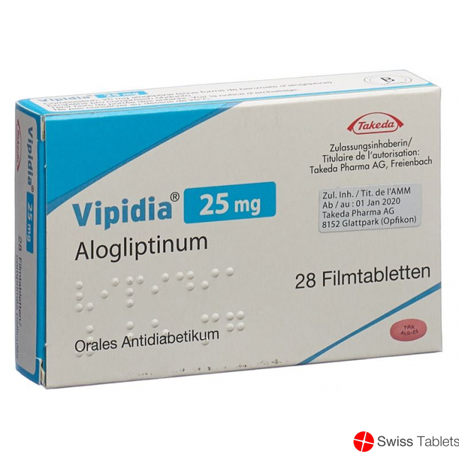 Vipidia Filmtabl 25 mg 28 pcs