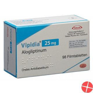 Vipidia Filmtabl 25 mg 98 pcs