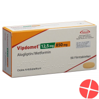 Vipdomet Filmtabl 12.5 / 850 mg 56 pcs