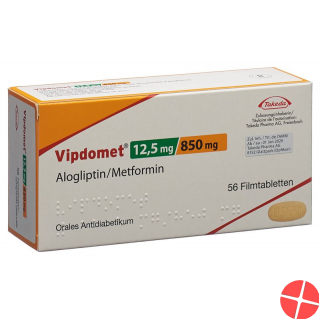 Vipdomet Filmtabl 12.5 / 850 mg 56 pcs