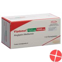 Vipdomet Filmtabl 12.5 / 1000 mg 112 pcs
