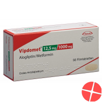 Vipdomet Filmtabl 12.5 / 1000 mg 56 pcs