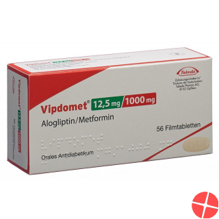 Vipdomet Filmtabl 12.5 / 1000 mg 56 pcs