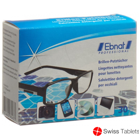 Ebnat eyeglass cleaning wipes 30 pcs