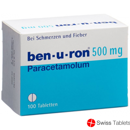 Ben-u-ron tablets 500 mg 100 pcs