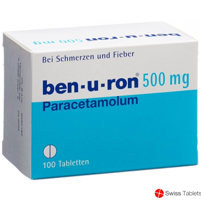 Ben-u-ron tablets 500 mg 100 pcs
