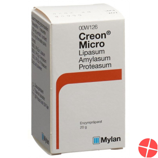Creon micro micropellets Glasfl 20 g