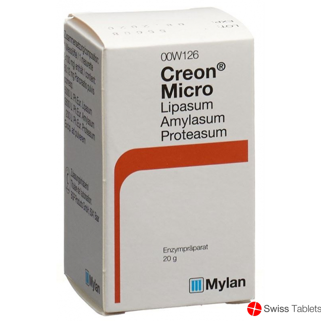 Creon micro micropellets Glasfl 20 g