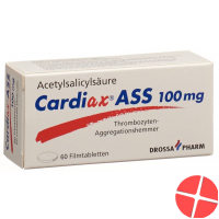 Cardiax ASS Filmtabl 100 mg of 60 pcs