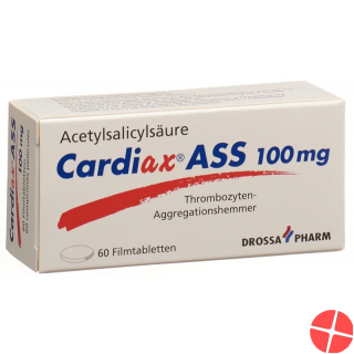 Cardiax ASS Filmtabl 100 mg of 60 pcs