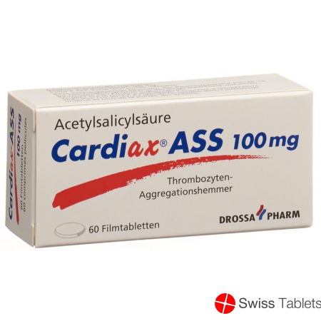 Cardiax ASS Filmtabl 100 mg of 60 pcs