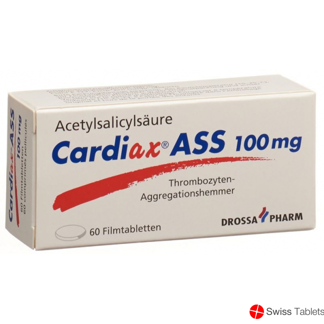 Cardiax ASS Filmtabl 100 mg of 60 pcs