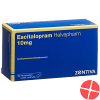 Escitalopram Helvepharm Filmtabl 10 mg 100 pcs