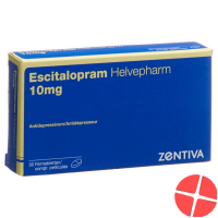 Escitalopram Helvepharm Filmtabl 10 mg 30 pcs