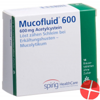 Mucofluid Brausetable 600 mg Ds 14 pcs