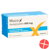 Muco-X 600 mg 7 effervescent tablets