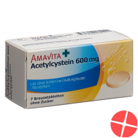 Amavita Acetylcystein Brausetabletten 600mg 7 Stück
