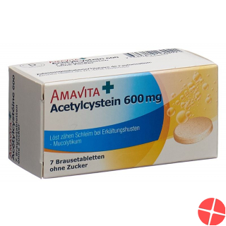 Amavita Acetylcystein Brausetabletten 600mg 7 Stück