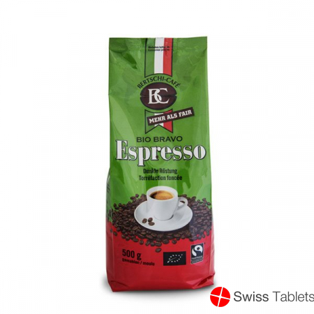 BC Bertschi Café Bio Bravo Espresso Ground Bio Fairtrade 500 g buy online