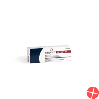 Simponi syringe Inj Lös 100 mg / 1 ml 1 ml