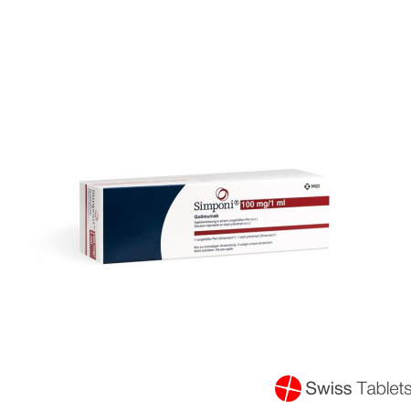 Simponi Pen Inj Lös 100 mg / 1ml injector 1 ml