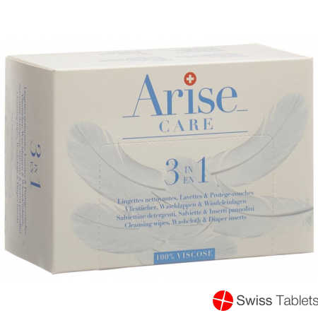 Arise Swiss Baby Care 2in1 wipes & napkin 50 pcs