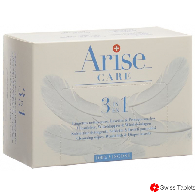 Arise Swiss Baby Care 2in1 wipes & napkin 50 pcs