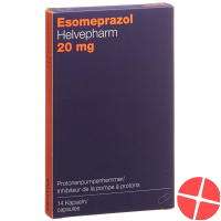 Esomeprazole Helvepharm Kaps 20 mg 14 pcs