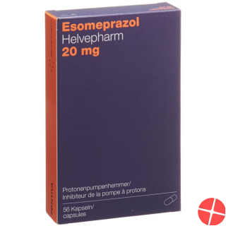 Esomeprazole Helvepharm Kaps 20 mg 56 pcs