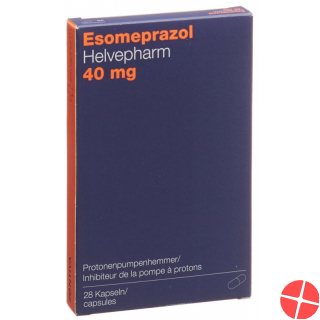 Esomeprazole Helvepharm Kaps 40 mg 28 pcs