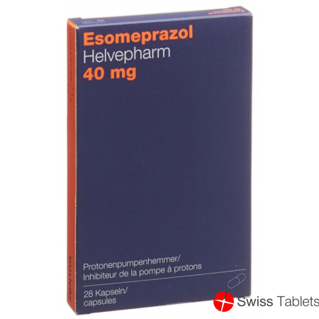 Esomeprazole Helvepharm Kaps 40 mg 28 pcs