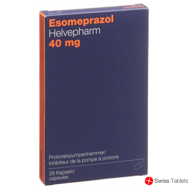 Esomeprazole Helvepharm Kaps 40 mg 28 pcs