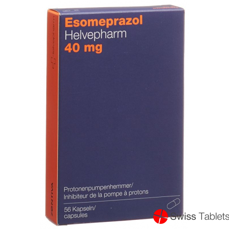 Esomeprazole Helvepharm Kaps 40 mg 56 pcs
