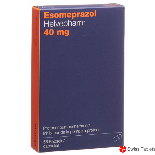 Esomeprazole Helvepharm Kaps 40 mg 56 pcs