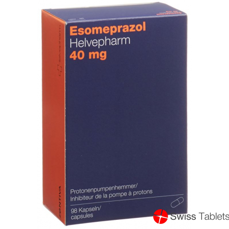 Esomeprazole Helvepharm Kaps 40 mg 98 pcs