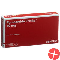 Furosemide 40 mg tbl Zentiva 12 pcs
