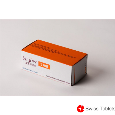 Eliquis Filmtabl 5 mg 100 pcs